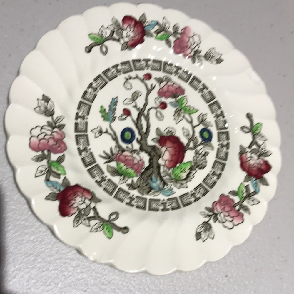 Vintage MYOTT Indian Tree Fine Staffordshire Ware Small Plate  Made in E…